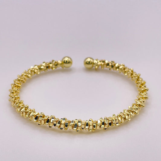 Ariella gold bracelet front view