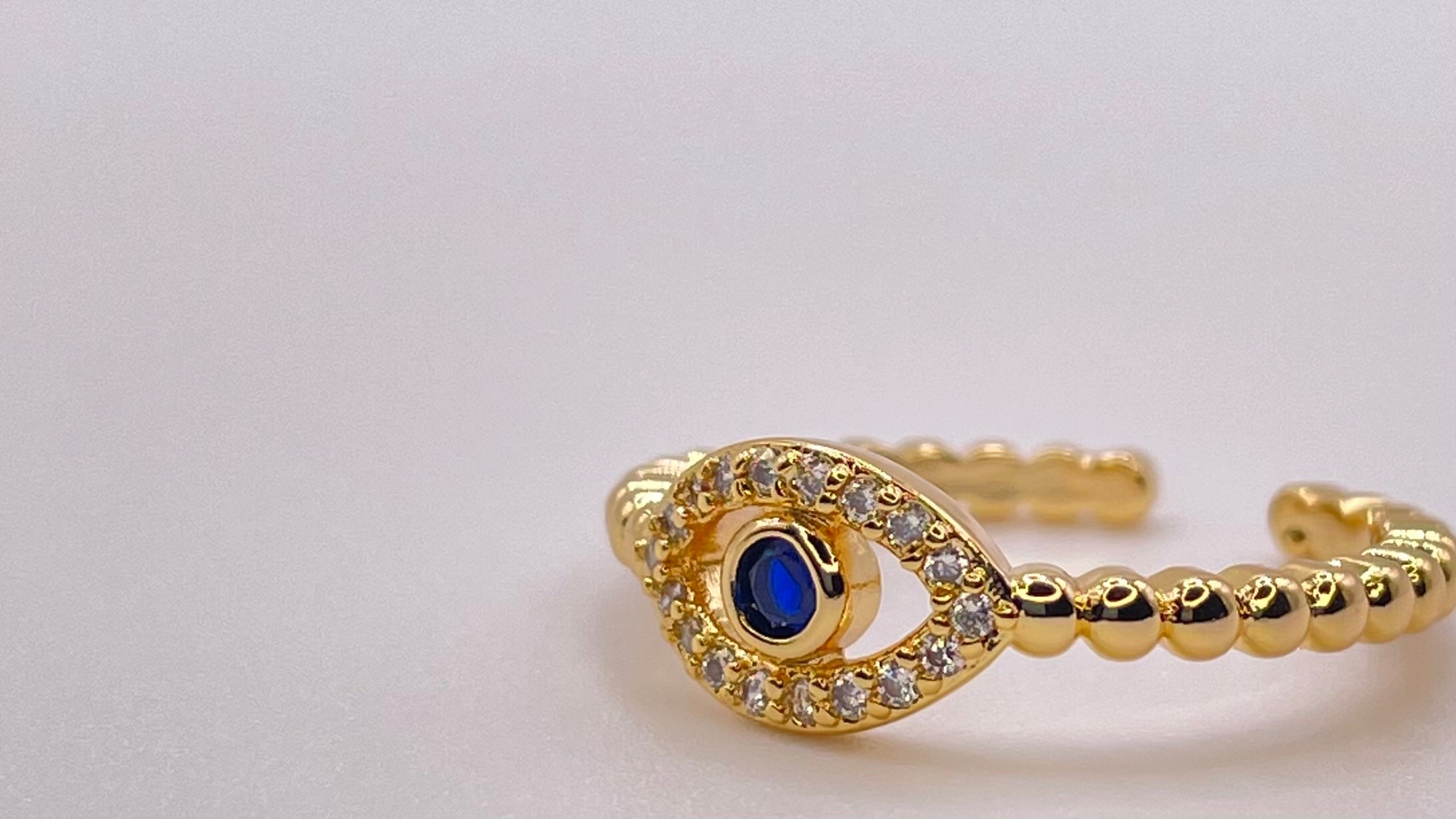 Evil eye ring