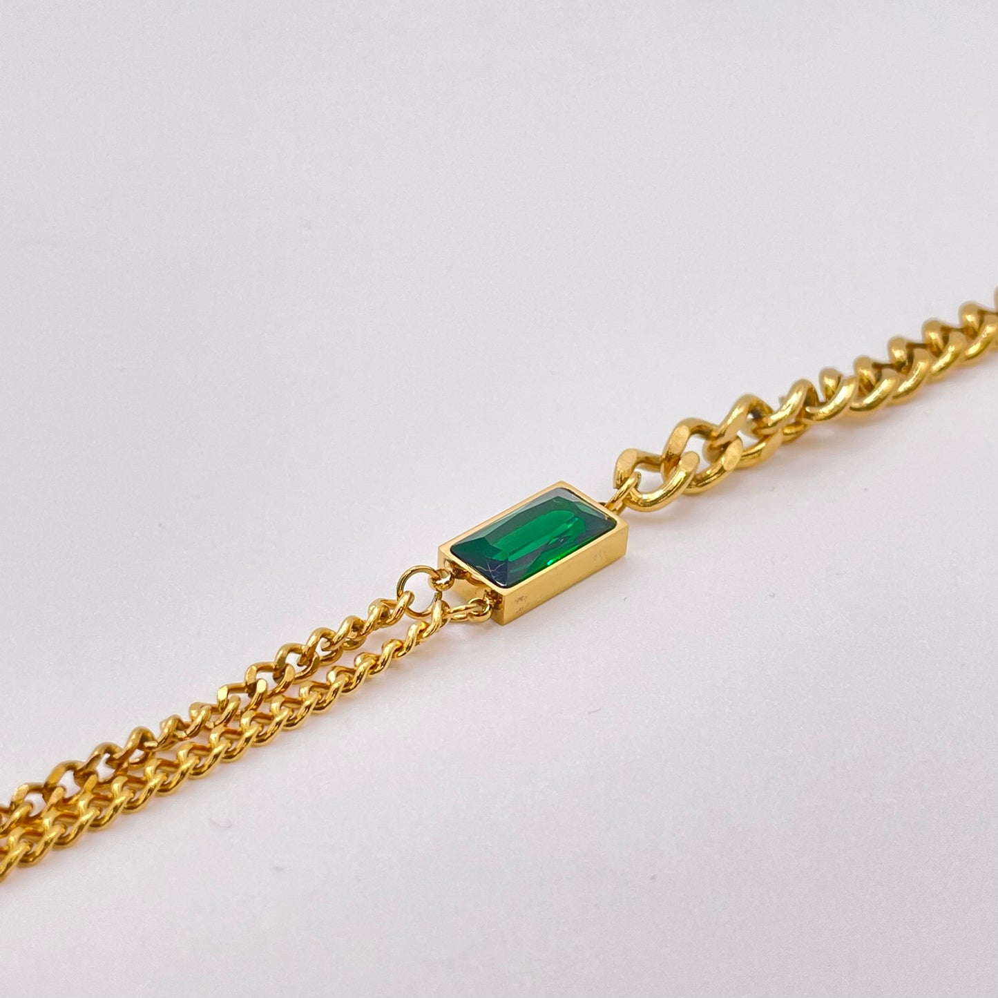 Miami cuban bracelet - Gold side view