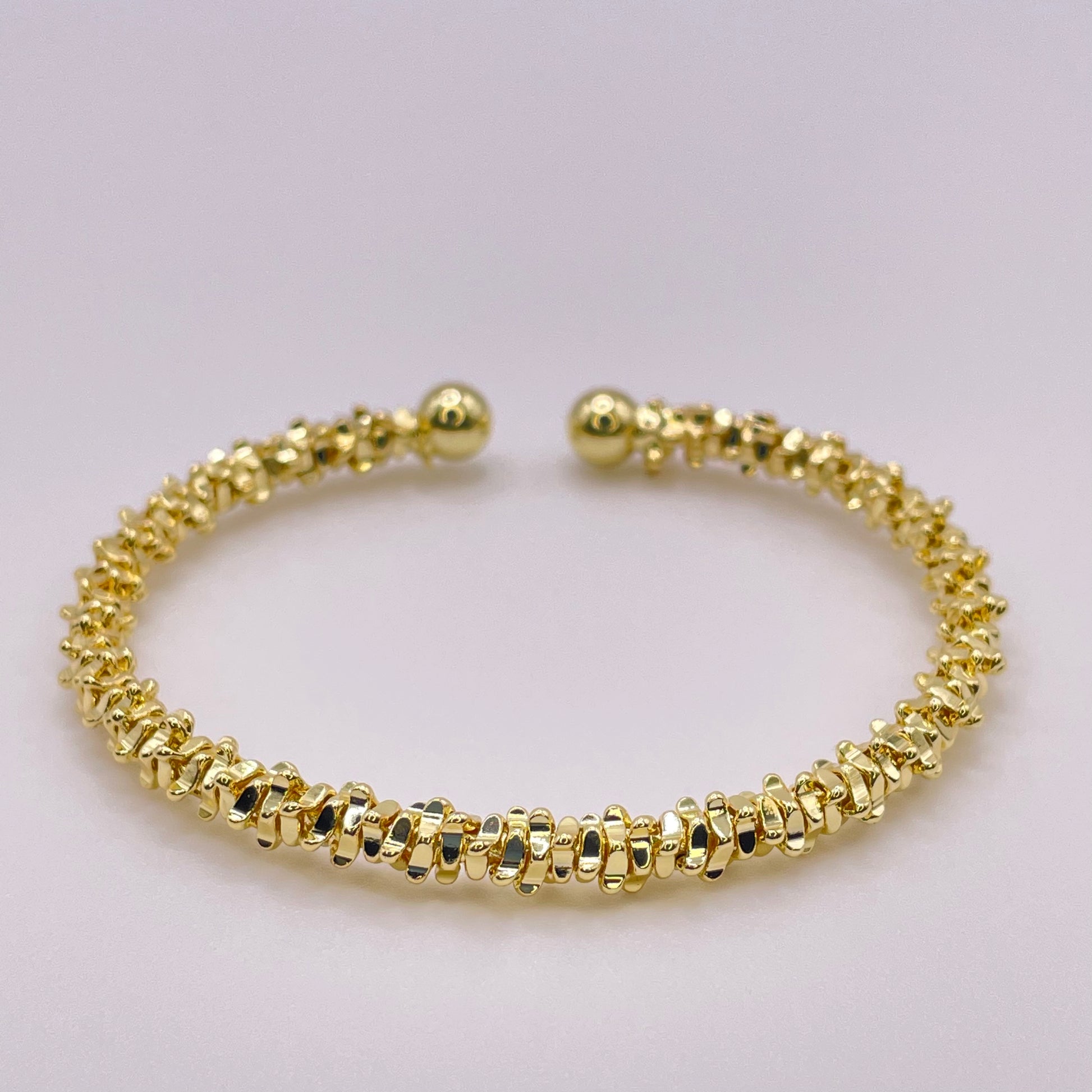 Ariella gold bracelet front view