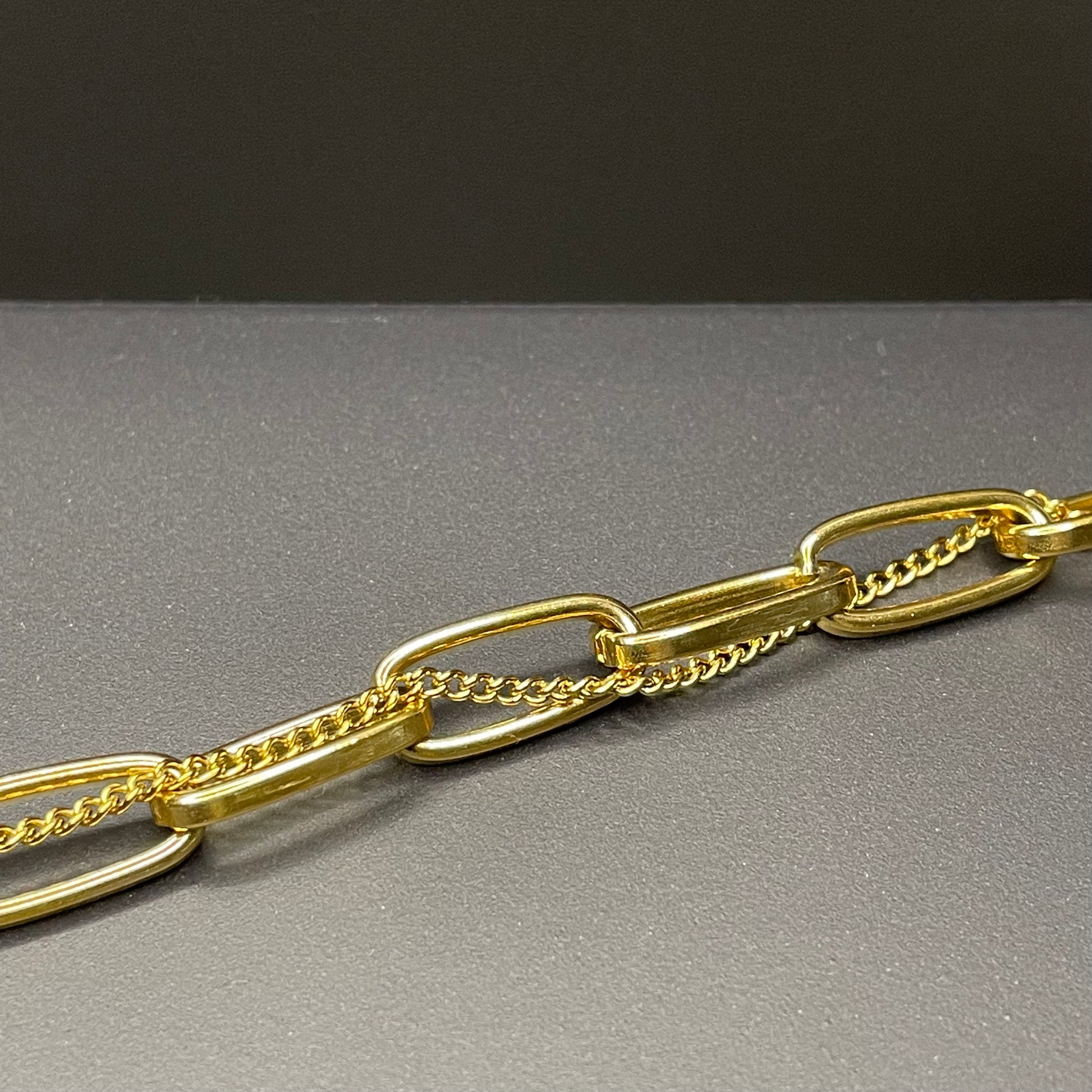 Double Chain Bracelet - Gold chain